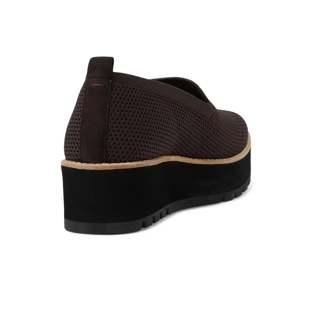 EILEEN FISHER WOMENS ERGOS CHOCOLATE 9 MEDIUM